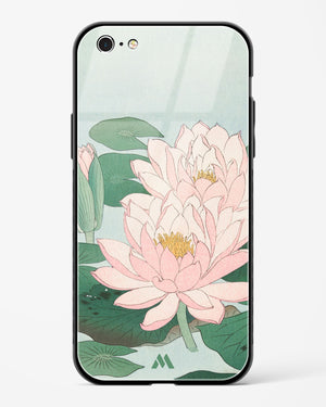 Water Lily [Ohara Koson] Glass Case Phone Cover (Apple)