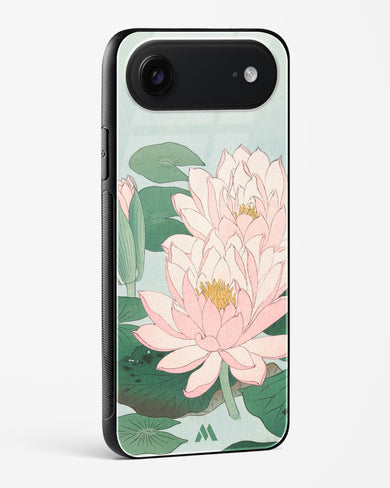 Water Lily [Ohara Koson] Glass Case Phone Cover (Apple)