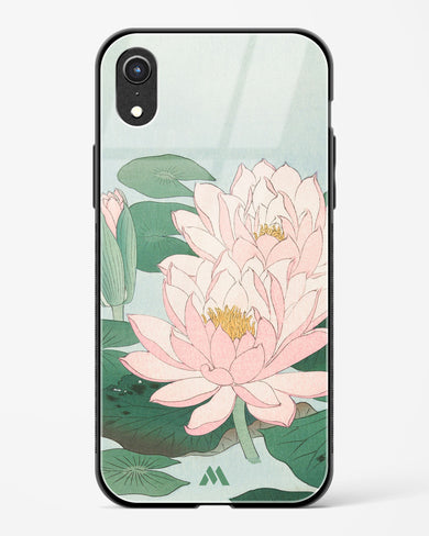 Water Lily [Ohara Koson] Glass Case Phone Cover-(Apple)