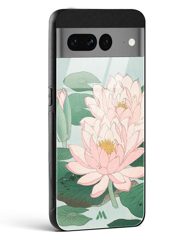 Water Lily [Ohara Koson] Glass Case Phone Cover (Google)