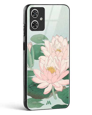 Water Lily [Ohara Koson] Glass Case Phone Cover (Motorola)