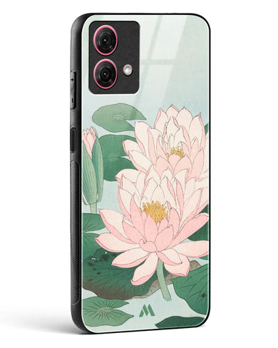 Water Lily [Ohara Koson] Glass Case Phone Cover-(Motorola)