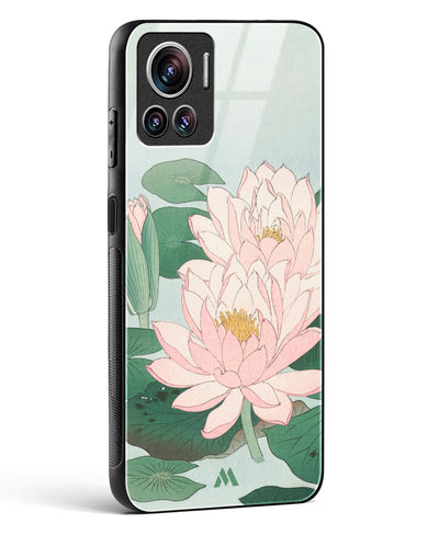 Water Lily [Ohara Koson] Glass Case Phone Cover (Motorola)