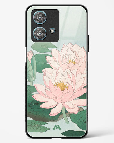 Water Lily [Ohara Koson] Glass Case Phone Cover (Motorola)
