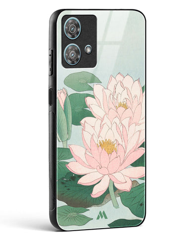 Water Lily [Ohara Koson] Glass Case Phone Cover (Motorola)
