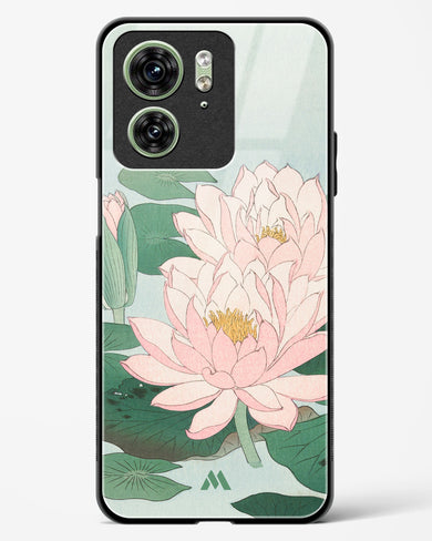 Water Lily [Ohara Koson] Glass Case Phone Cover (Motorola)