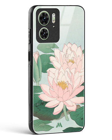 Water Lily [Ohara Koson] Glass Case Phone Cover (Motorola)