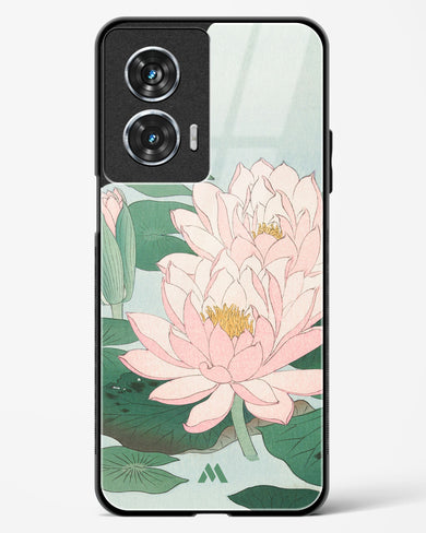 Water Lily [Ohara Koson] Glass Case Phone Cover (Motorola)