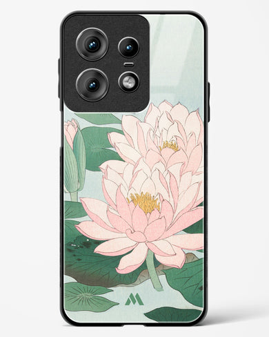 Water Lily [Ohara Koson] Glass Case Phone Cover (Motorola)
