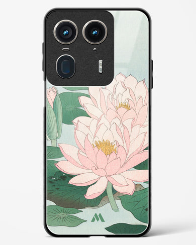 Water Lily [Ohara Koson] Glass Case Phone Cover (Motorola)