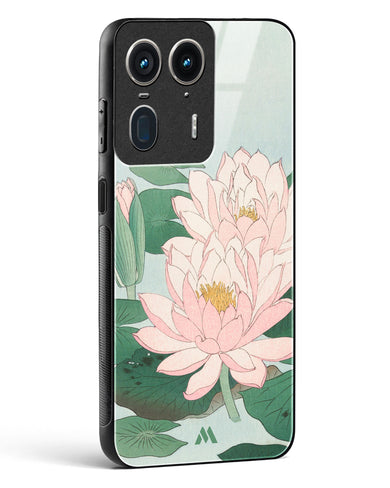 Water Lily [Ohara Koson] Glass Case Phone Cover (Motorola)