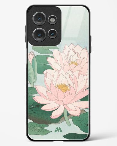 Water Lily [Ohara Koson] Glass Case Phone Cover (Motorola)