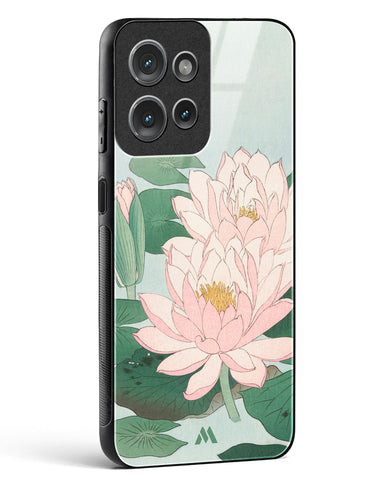 Water Lily [Ohara Koson] Glass Case Phone Cover (Motorola)
