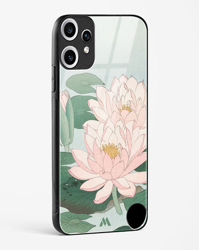 Water Lily [Ohara Koson] Glass Case Phone Cover (Nothing)