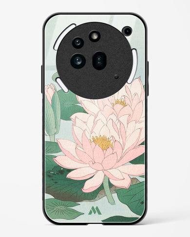 Water Lily [Ohara Koson] Glass Case Phone Cover (Nothing)