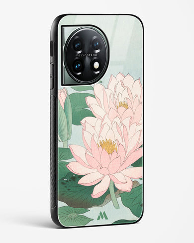 Water Lily [Ohara Koson] Glass Case Phone Cover-(OnePlus)