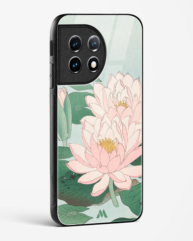 Water Lily [Ohara Koson] Glass Case Phone Cover-(OnePlus)