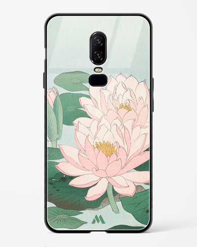 Water Lily [Ohara Koson] Glass Case Phone Cover-(OnePlus)