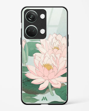 Water Lily [Ohara Koson] Glass Case Phone Cover (OnePlus)