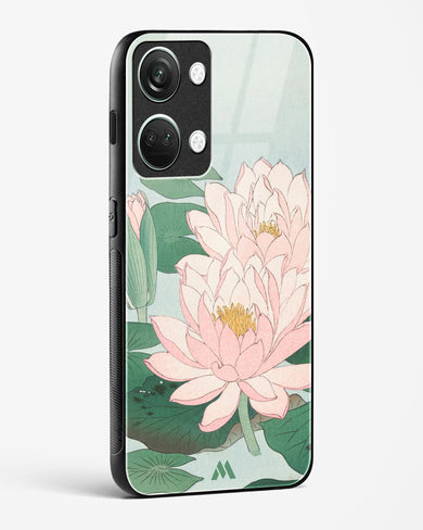 Water Lily [Ohara Koson] Glass Case Phone Cover (OnePlus)