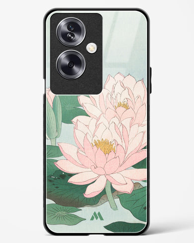 Water Lily [Ohara Koson] Glass Case Phone Cover (Oppo)