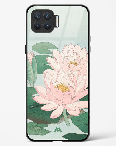 Water Lily [Ohara Koson] Glass Case Phone Cover-(Oppo)