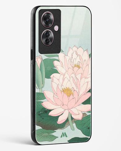 Water Lily [Ohara Koson] Glass Case Phone Cover (Oppo)