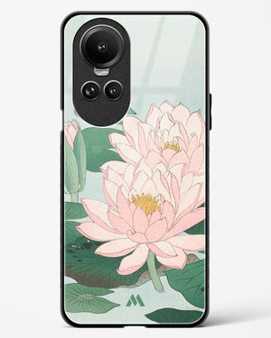 Water Lily [Ohara Koson] Glass Case Phone Cover (Oppo)
