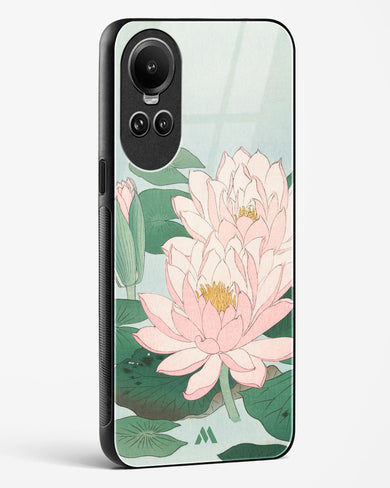 Water Lily [Ohara Koson] Glass Case Phone Cover-(Oppo)