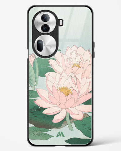 Water Lily [Ohara Koson] Glass Case Phone Cover (Oppo)