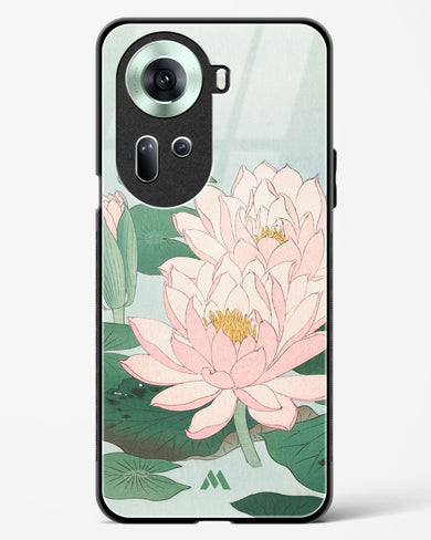 Water Lily [Ohara Koson] Glass Case Phone Cover (Oppo)