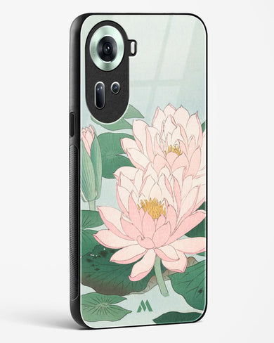 Water Lily [Ohara Koson] Glass Case Phone Cover (Oppo)