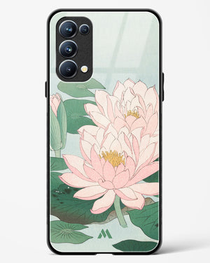 Water Lily [Ohara Koson] Glass Case Phone Cover (Oppo)