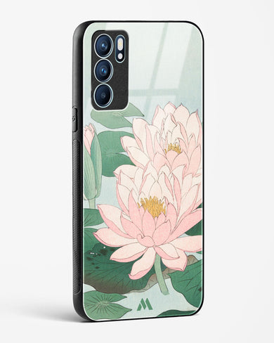 Water Lily [Ohara Koson] Glass Case Phone Cover (Oppo)