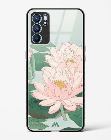 Water Lily [Ohara Koson] Glass Case Phone Cover (Oppo)