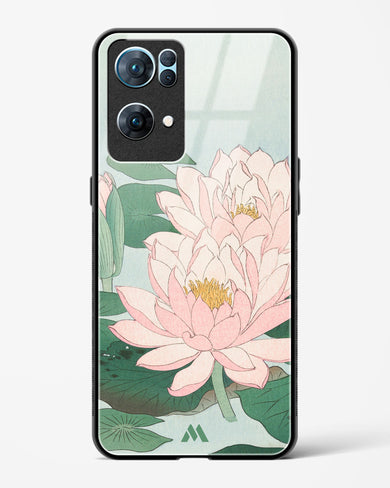 Water Lily [Ohara Koson] Glass Case Phone Cover (Oppo)