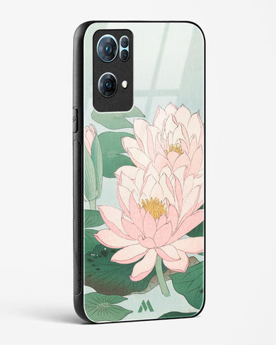 Water Lily [Ohara Koson] Glass Case Phone Cover-(Oppo)