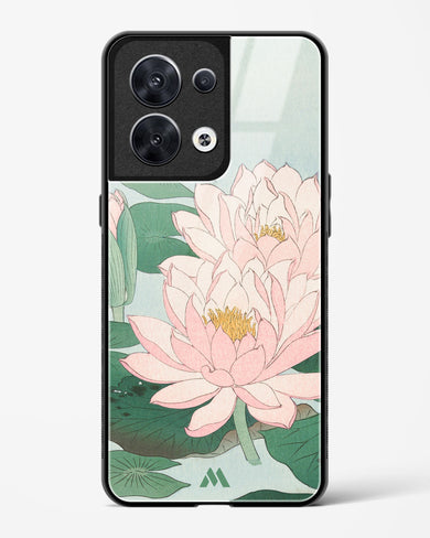 Water Lily [Ohara Koson] Glass Case Phone Cover-(Oppo)