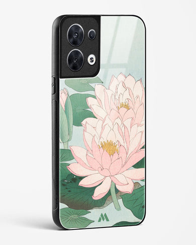 Water Lily [Ohara Koson] Glass Case Phone Cover (Oppo)