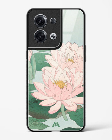 Water Lily [Ohara Koson] Glass Case Phone Cover (Oppo)