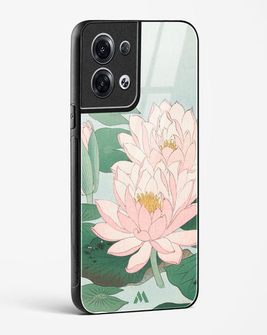 Water Lily [Ohara Koson] Glass Case Phone Cover-(Oppo)