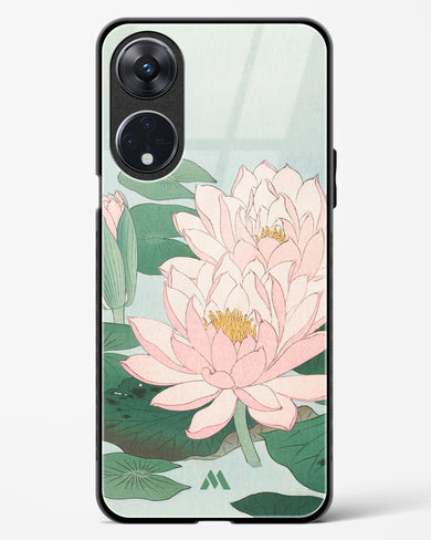 Water Lily [Ohara Koson] Glass Case Phone Cover (Oppo)