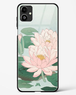Water Lily [Ohara Koson] Glass Case Phone Cover (Samsung)