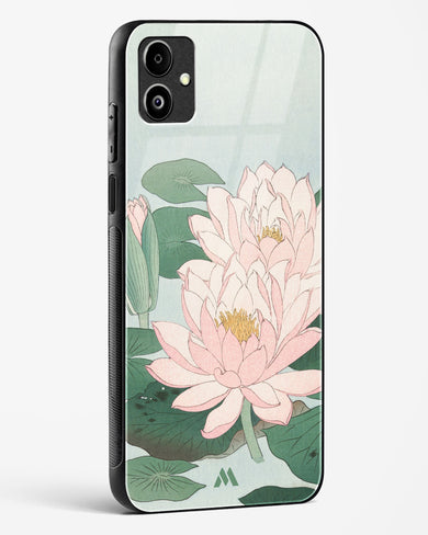 Water Lily [Ohara Koson] Glass Case Phone Cover (Samsung)