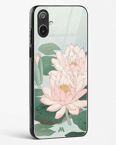 Water Lily [Ohara Koson] Glass Case Phone Cover (Samsung)