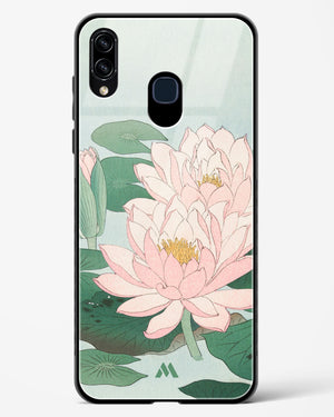 Water Lily [Ohara Koson] Glass Case Phone Cover (Samsung)
