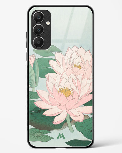 Water Lily [Ohara Koson] Glass Case Phone Cover (Samsung)