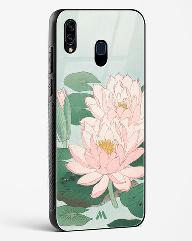 Water Lily [Ohara Koson] Glass Case Phone Cover-(Samsung)