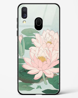 Water Lily [Ohara Koson] Glass Case Phone Cover (Samsung)