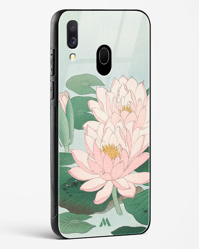 Water Lily [Ohara Koson] Glass Case Phone Cover-(Samsung)